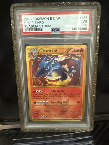 Charizard graded PSA 3 for sale on eBay