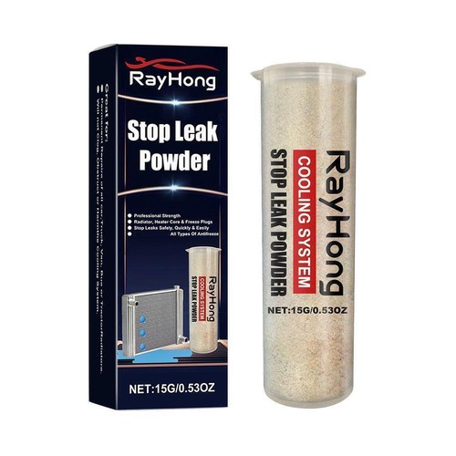 RADIATOR STOP LEAK COOLING SYSTEM Gasket Turbo POWDER Nice USU van Car E0H7 - Foto 5 di 14