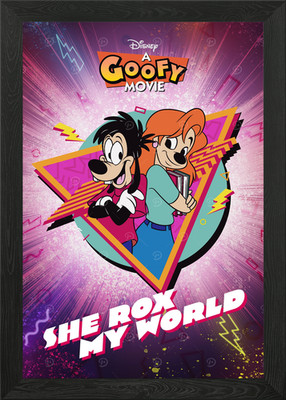 A Goofy Movie Max Rox gerahmtes Wandbild Poster Leinwanddruck Bild