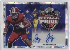 2022 Leaf Metal Draft State Pride Silver Crystals 5/25 Ty Fryfogle Auto 0i8b
