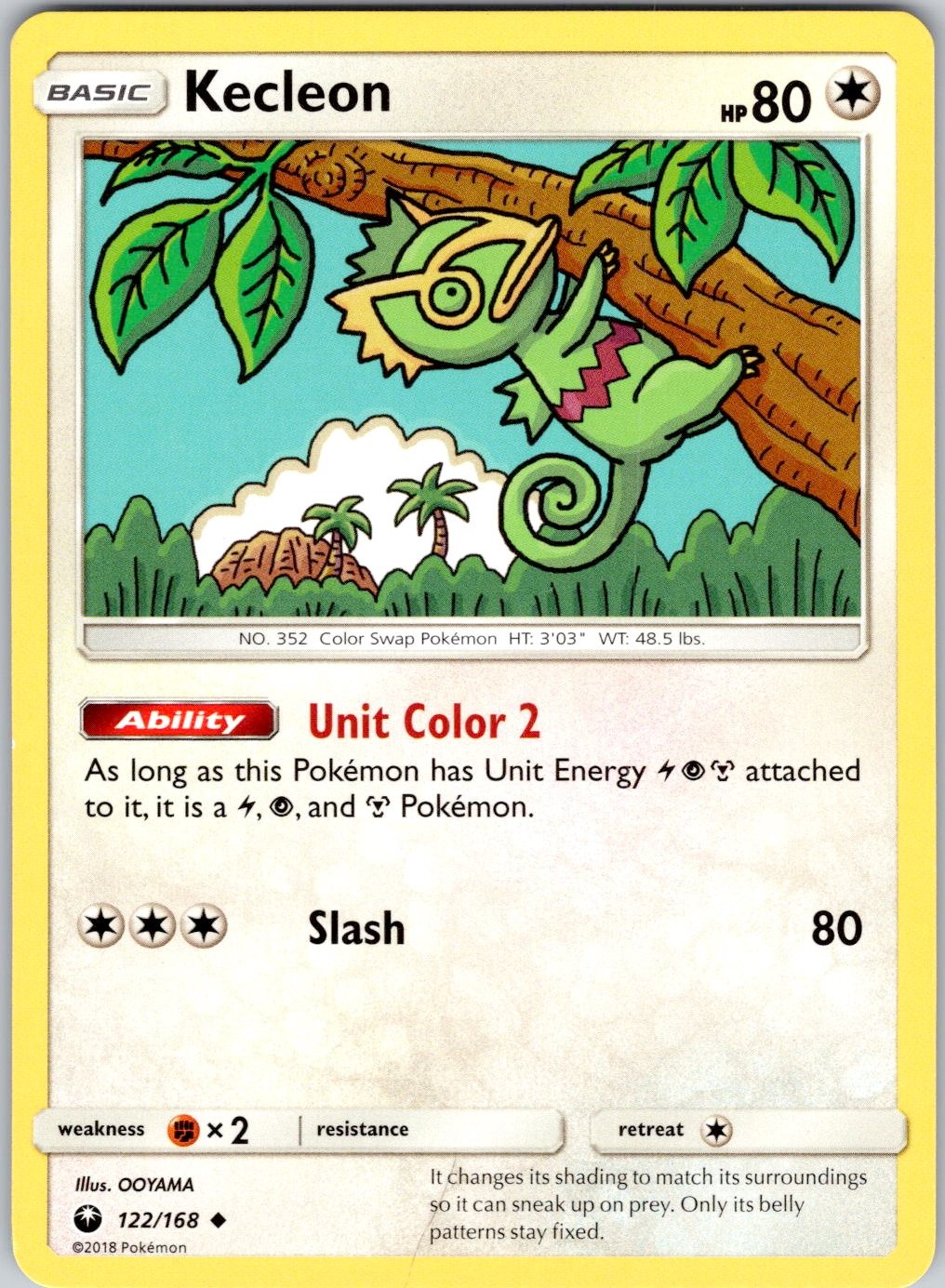 Kecleon 122/168 Uncommon Celestial Storm Pokemon Near Mint