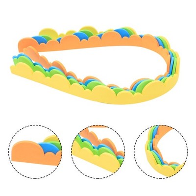  4pcs mit überbietende Design Bulletin Board Border Classroom Blackboard Borders