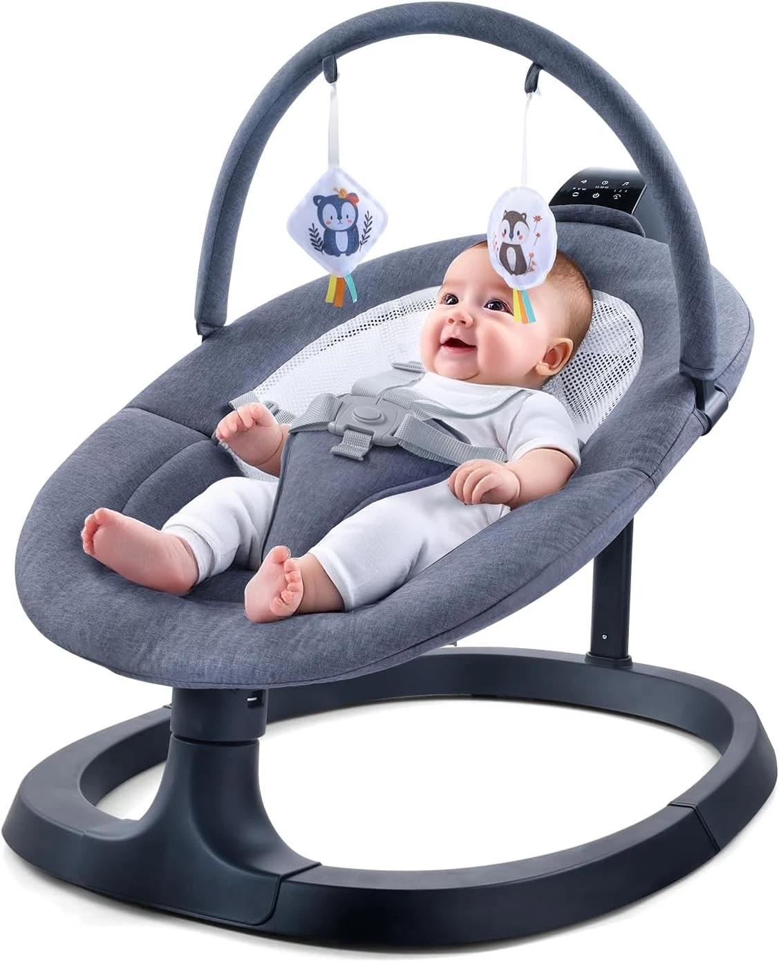 Baby Swing Rotating Seat Infant Toddler Rocker