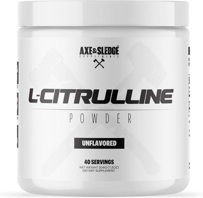 Axe & Sledge Basics L-Citrulline 5g Powder Unflavored 40 Servings 204g New
