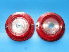 Pair Nos Gm Delco Guide 1963 Chevy Biscayne Bel Air Back Up Light Lenses 5954196