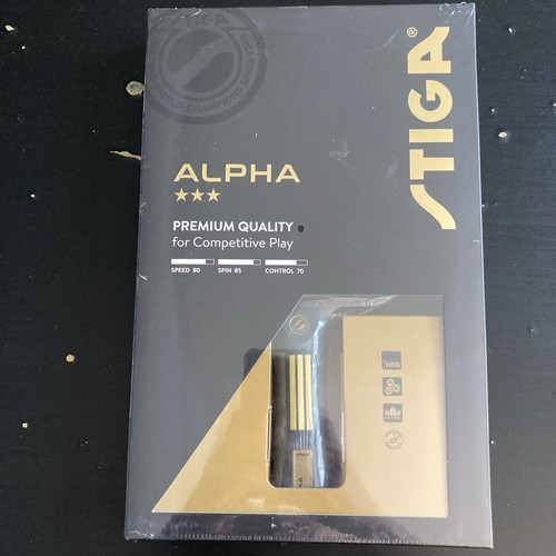 STIGA Alpha - 2mm Premium Ping Pong Paddle | Sealed! + Free Shipping NEW M49 - 第 1/2 張圖片
