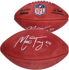 Mitchell Trubisky Steelers Signed Wilson Duke Full Color Pro Football