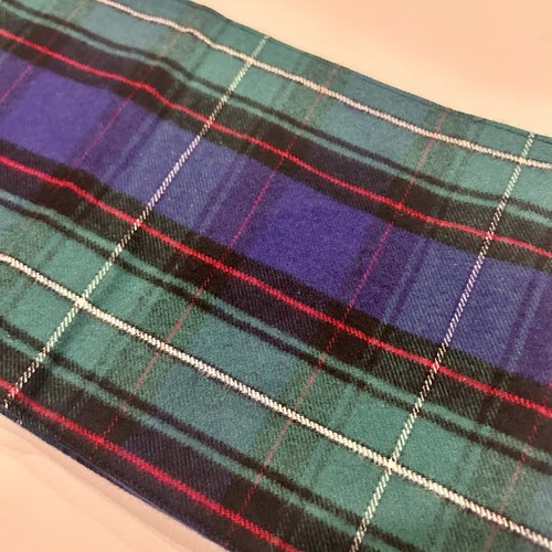 Vermont Flannel Co karierter Schal grün blau rot schwarz 61"x7" weicher Flanell Unisex - Bild 4 von 5