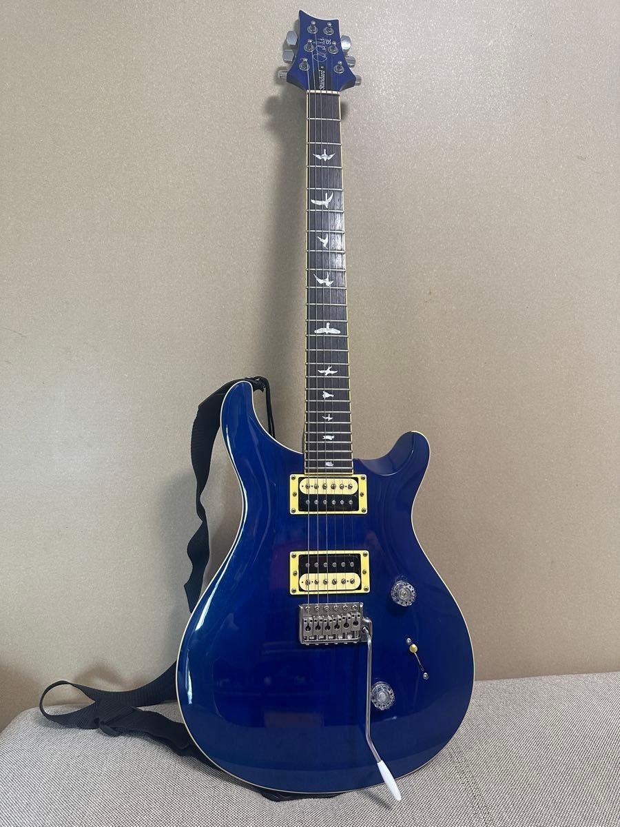 PRS SE Standard 24 Translucent Blue Electric Guitar with Case
