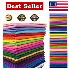 Assorted 28-Piece Craft Felt Squares - Perfect for Sewing and Artistic Projects