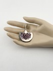 Vintage David Andersen Norway Sterling 925 Pendant W/ Purple Enamel — photo 2