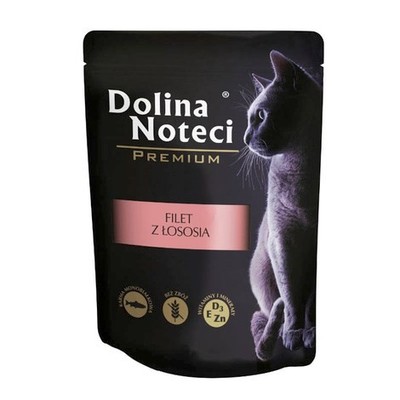 5902921300946 DOLINA NOTECI Premium Salmon fillet - nassfutter für Katzen - 85g 