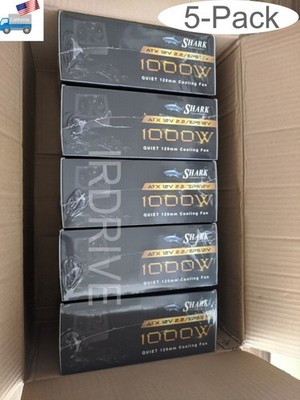 5-Pack: 1000W Gaming PC Power Supply for AMD Ryzen 5, 7 Motherboard/GeForce GTX