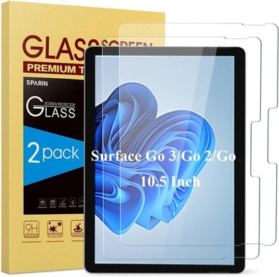 2-Pack Screen Protector for Microsoft Surface Go 3/4/2, Tempered Glass, Scratch
