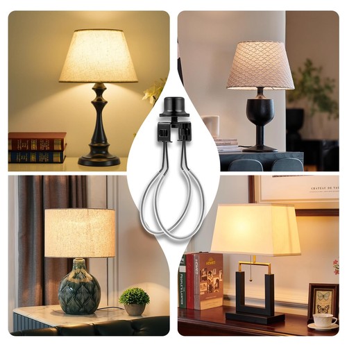 Lamp Shade Holder,Lamp Shade Light Bulb Clip Adapter,Clip On Lampshade Adapte... - Picture 6 of 6