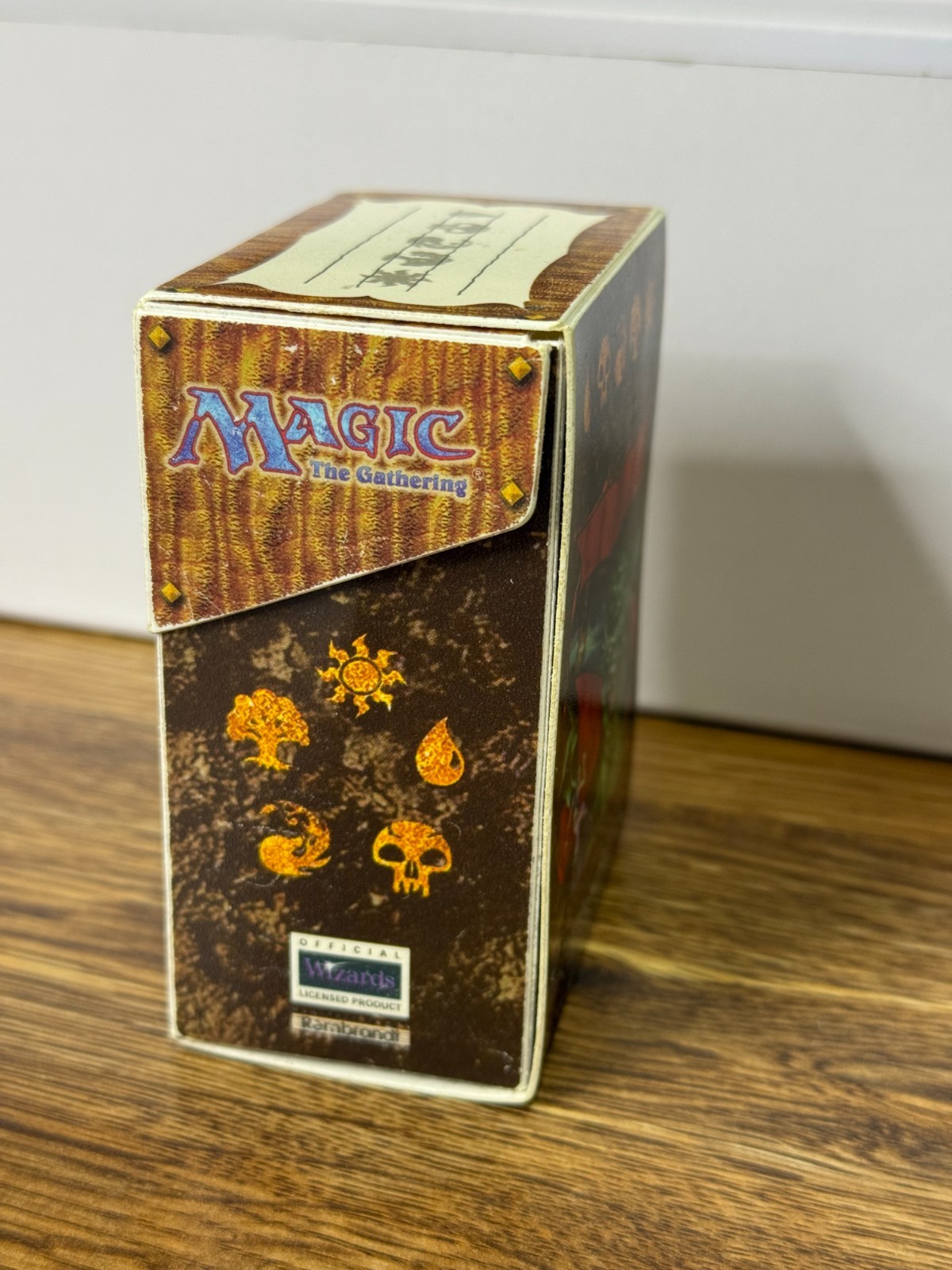 1997 Magic the Gathering Vintage Ultra Pro Black Lotus Juzam Djinn Deck Box view 2