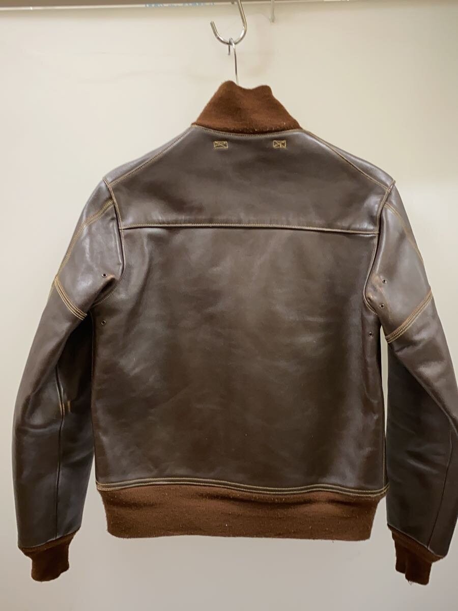 Buzz Rickson’s Flight Jacket 38 Horsehide Brown L… - image 2
