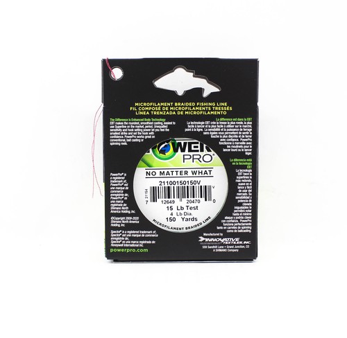 Power Pro Braided Spectra Linea 15lb by 150yds Red (4700) - Imagen 3 de 6