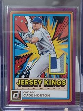 CADE HORTON JERSEY KINGS 3 COLOR PATCH RELIC #3/49 - 2026 Donruss Baseball