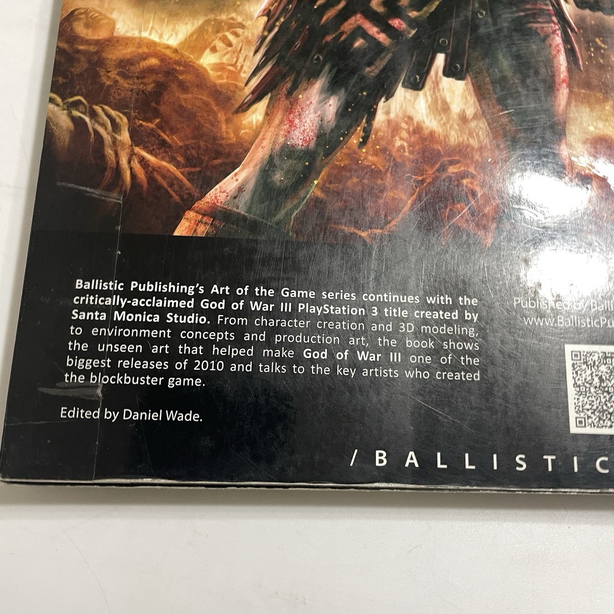 【希少❗️】BALLISTIC THE ART OF GOD OF WARIII The Art of God of War III GoW3 Paperback Book by Daniel P