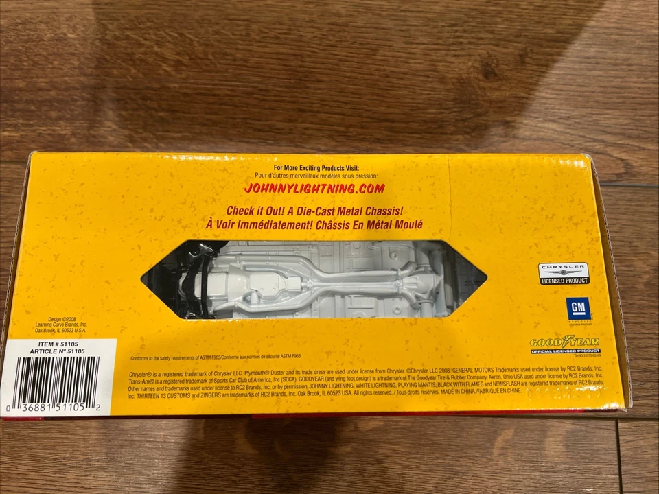 Johnny Lightning WHITE LIGHTNING ‘70 Pontiac Firebird Trans Am 1:24  RARE - Image 4 of 4