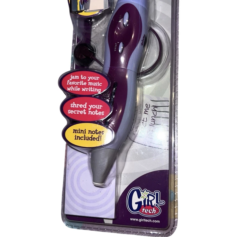 Girl Tech Password Journal Jam 'n Shred Pen Radica 2003 SELLADO Foto 3 de 4