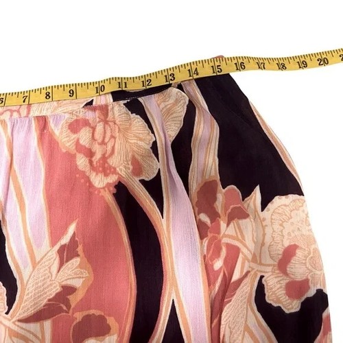 Free People Pink Bring Back The Summer Asymmetric Ruffle Maxi Skirt Size 10 NWT - Picture 5 of 16