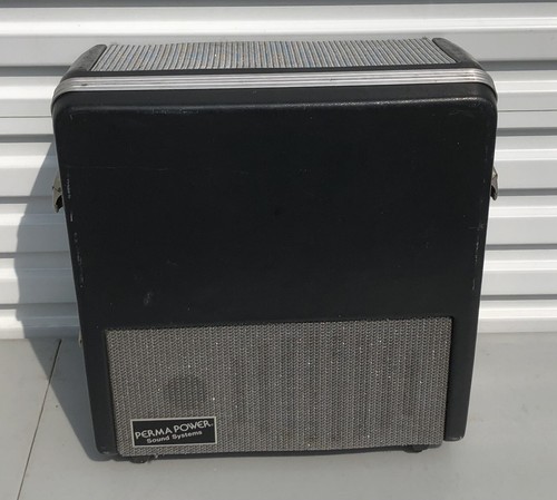 Vintage Perma Power Roving Rostrum Portable PA Microphone Speaker Model S122 - Picture 13 of 13