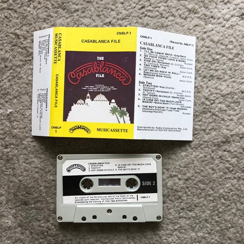 The Casablanca File KISS Gloria Scott Parliament Fanny Rare 1975 CNBLP1 Cassette - Bild 2 von 12