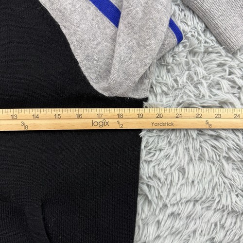 Aqua Cashmere Hoodie Women's XS Striped Kangaroo Pocket Drawstrings Sweater - Picture 3 of 14
