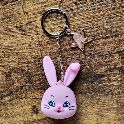 NewJeans Bunnies club 2024 Official Tokki Keyring Pink NJ
