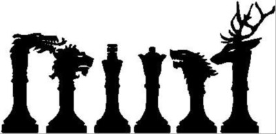 Game of Thrones Chess Pieces die cut vinyl decal sticker car window laptop