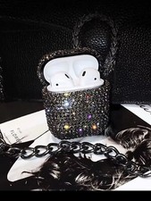 Bling Glitter Rhinestone Earphone Case Cover For Apple AirPods Case