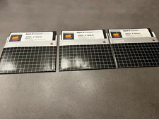 Apple III Pascal  Software - Diskware Program - 5.25” Floppy - Set of 3 Disks