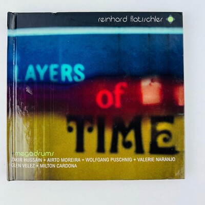 Reinhard Flatischler + Megadrums   Layers Of Time CD & Booklet