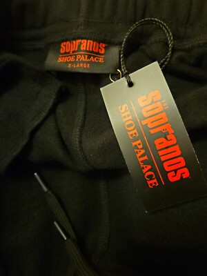 The Sopranos X Shoe Palace Men Shorts Large Black Fleece 7