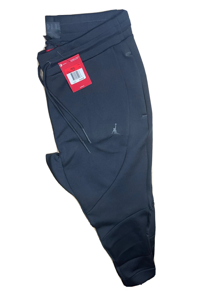 Nike Air Jordan Fleece Flight Tech Jogger Pants Sz Large JSW 879499 010 New 2015