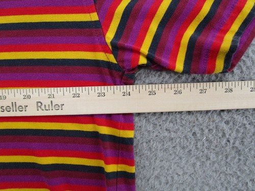 Vintage 90s Y2K Union Bay Striped Hoodie T-Shirt Mens Size XL Skater Grunge - Picture 5 of 9