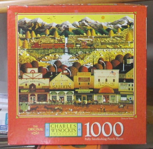 TRAIN TO TOWN DE CHARLES WYSOCKI - Completo - PUZZLE MILTON BRADLEY