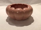 Vintage Pottery Lotus Flower Bowl Planter Scallop Edges Pink 6" — photo 8