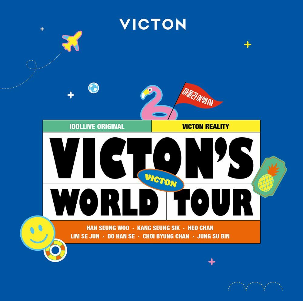VICTON IDOLLIVE TOUR OFFICIAL GOODS COLD CUP + PHOTOCARD SET NEW