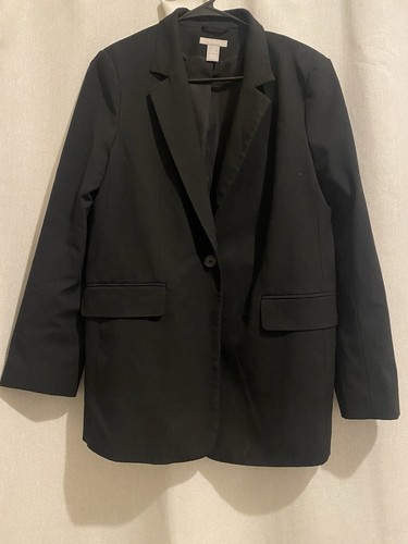 H&M Damen Blazer schwarz Größe M