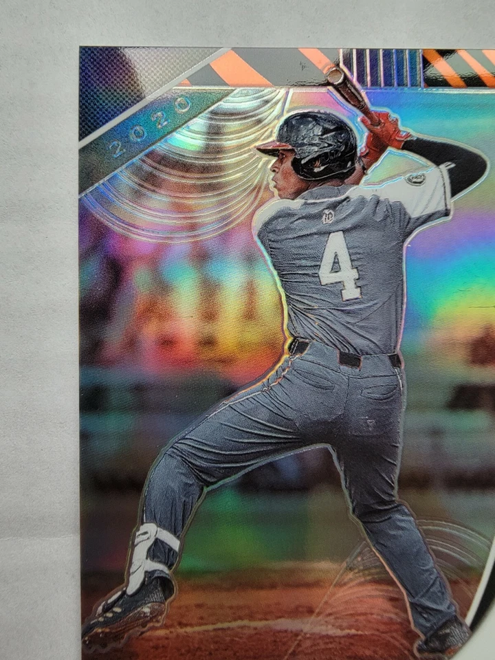 Sammy Infante 2020 Panini Prizm Draft Picks Tiger Stripes Baseball Card 01/99 - Image 2 of 4