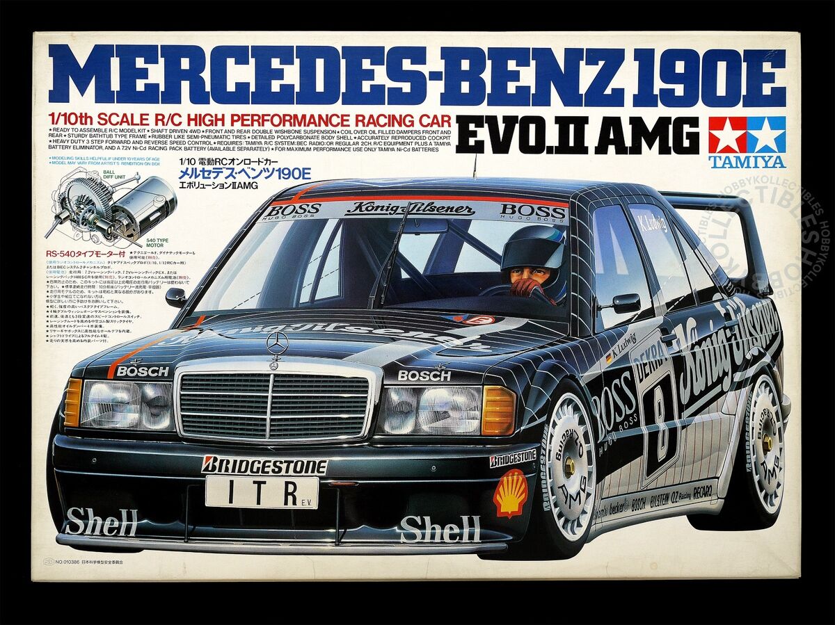 Tamiya 1/10 RC Mercedes-Benz 190E EVO.II AMG #58108 TA-01 Tamiya 1/10 RC Mercedes-Benz 190E EVO.II AMG #58108 TA-01