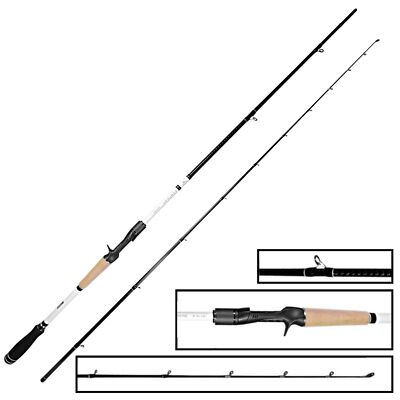 Monkey Lures 240cm 10-45g Solution Cast Rute - Baitcaster Spinnrute für Zander