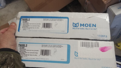 Moen 7565BLS Align High Arc Pulldown Kitchen Faucet Power Clean, Black Stainless