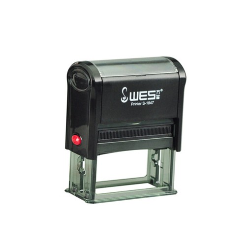 Self Inking Rubber Stamp - customised suitable for RN name stamp 40mm x 15 mm - Picture 3 of 4