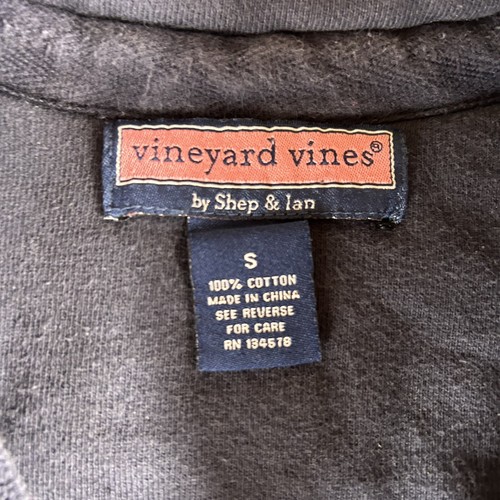 Vineyard Vines by Shep Ian Mens 1/4 Zip Pullover Sweater Blue Size Small - Picture 9 of 10