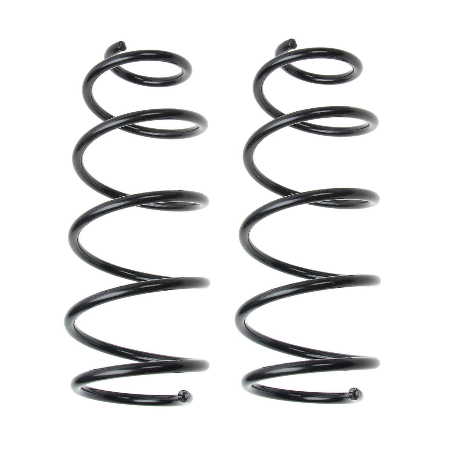Lesjofors Set Pair of 2 Front Coil Springs with Brabus Package For Smart Fortwo