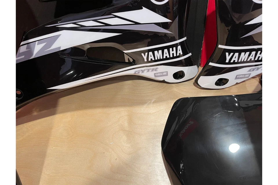 YAMAHA BLACK TEAM GRAPHICS YAMAHA YZ250F YZ450F YZF250 YZF 2006 2007 2008 2009 Foto 4 de 4